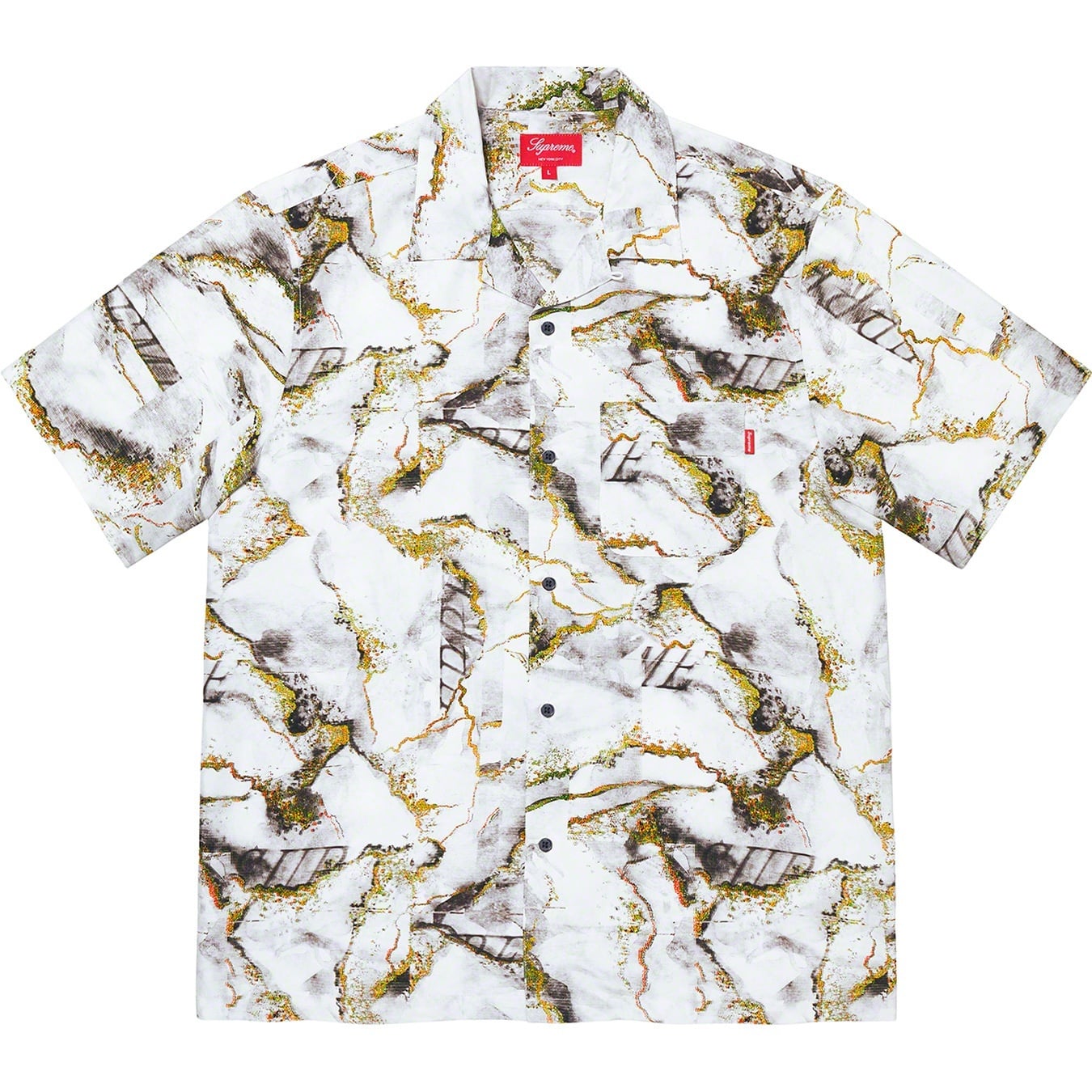 Marble Silk S/S Shirt view 5